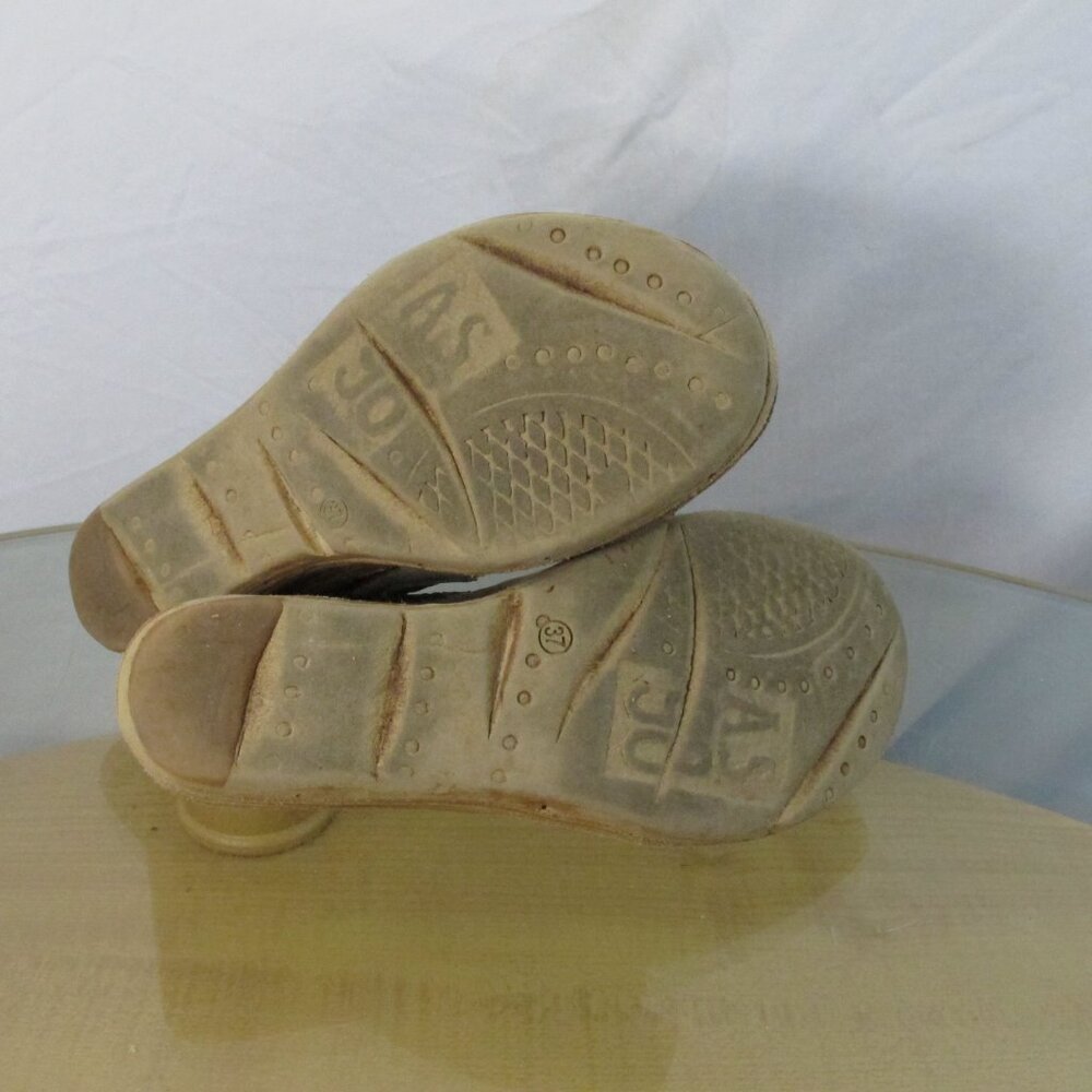A.S.98 Women’s Nelson Slip On Wedge Sandal Green EU 37 US 6.5-7 - Picture 6 of 6